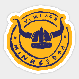 Minnesota Vikiiings 10 Sticker